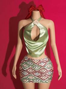 Slaydiva Completo da donna in due pezzi per uso quotidiano