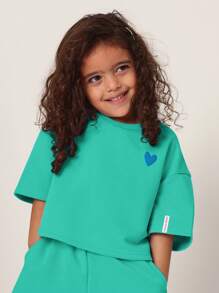 SUMWON 自爱夏季系列女童休闲运动圆领套装