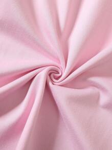 Maweii Dios me regaló dos títulos: mamá y abuela, y me los merezco ambos' - Camiseta de mujer con gráfico de texto en inglés para el Día de la Madre - Rosa - Ver 3