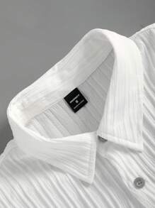 Manfinity Homme 2件套男士夏季休闲短袖衬衫和裤子套装 - 彩色 - 查看 4