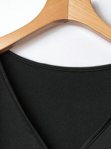 SHEIN LUNE Set di abbigliamento coordinato estivo per donne taglia comoda, outfit estivi da 2 pezzi per donne, outfit da vacanza da donna semplice e casual, outfit estivi per donne per laurea, outfit estivo casual da 2 pezzi per donna