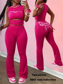 Slaydiva Damen Zweiteiler für den täglichen Gebrauch