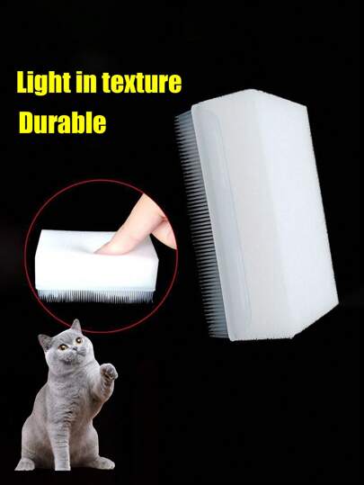 PETSIN 1 件柔软舌感宠物美容刷 - 类似于母猫的舌头，舒适的宠物美容工具，适合造型和安抚猫咪，欧美流行的宠物刷和梳子