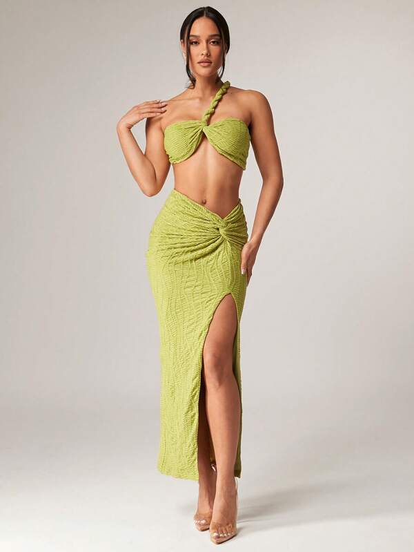 Silquee Conjunto de dos piezas para mujer para uso diario