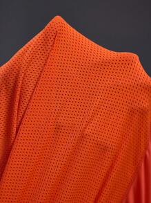 Powerista Women's Solid Color Raglan Sleeve Short Sleeve Casual Fitness T-Shirt - Orange - View 7