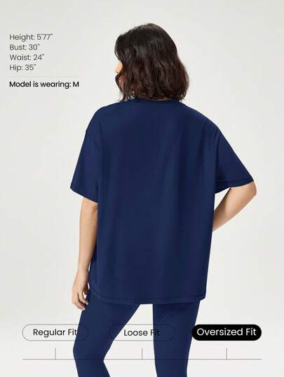 Pima Cotton Oversized Short-Sleeve Tee