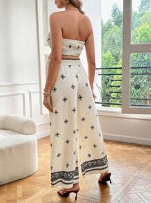 SHEIN Maternity Two Pieces Suits - Multicolor - View 3