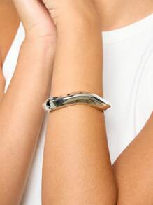 AiiRZ Pulseras de cadena para mujer - Plateado - Ver 2