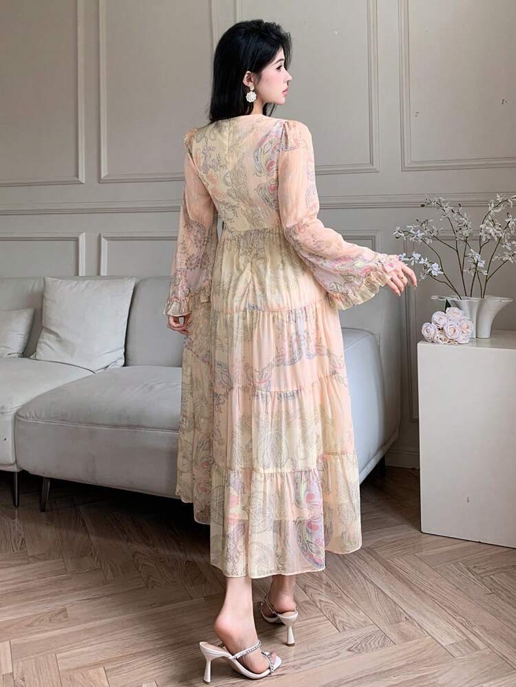 Retro Elegant Dress For Women, Summer Maxi Dress Boho