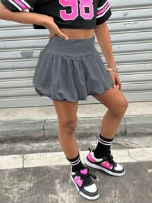 Coolane Kids Tween Girls Fall/Winter Basic Knit Stretchy Comfortable  Bubble Skirts