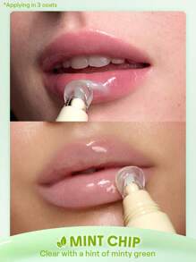 SHEGLAM Crystal Glaze 保濕唇膏-Mint Chip 品牌 美容 化妝 化妝品 適合女性與女孩 完美搭配夏季春季 Y2K 時尚 流行 生日 母親節禮物 假期 派對準備就緒 最佳顏色 - Mint Chip - 查看 2