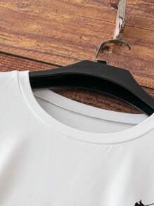 Women's Casual Knight Print Short Sleeve T-Shirt