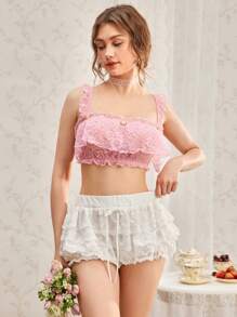 FloralLove Damen Trägerhemd Sexy Dessous BH, einfarbig, modisch, geeignet für den Sommer, Kawaii