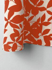 EMERY ROSE 2 chiếc/Bộ áo tay cánh dơi màu trơn cỡ lớn cho nữ mùa hè và quần ống rộng trang phục thường ngày - Nhiều màu - Xem 4