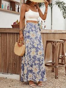 Breezaya Women's Long Skirt, Fashion Design Suitable For Summer