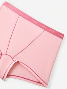 LUVLETTE 女士加大 3 条装舒适透气棉质标志高腰平角内裤 - 彩色设计，基本款平角内裤，可作为内衣或外套，也适合少女、幼儿和儿童 - 彩色 - 查看 15