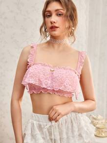 FloralLove Damen Trägerhemd Sexy Dessous BH, einfarbig, modisch, geeignet für den Sommer, Kawaii