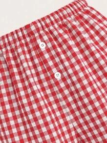 SHEIN PETITE Women's Casual 3pcs/Set Summer Casual Versatile Fashionable Multicolor Woven Shorts ,Spring / Summer,For Dailywear - Multicolor - View 12