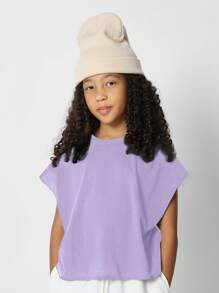 SUMWON Top sin mangas de diseñador, informal, de verano, estilo atlético, top corto de moda, joven, de alta calidad, esencial para vacaciones de primavera