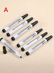 10pcs Large Capacity Whiteboard Pens, Erasable & Quick Drying Water Based Markers, Refillable Back To School