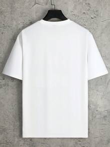 Manfinity Hypemode Men's Casual Solid Color Short Sleeve T-Shirt, Versatile For Summer Plain T Shirts T Shirt For Man T Shirts Packs