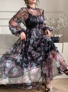 DAZY Women Two Pieces Outfits For Daily Wear,Back To School Clothes Floral - Black - View 3