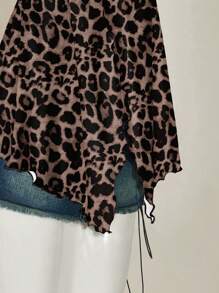 Attitoon Sexy Leopard Printed Casual Minimalist Tank Top For Women, Summer - Multicolor - View 13