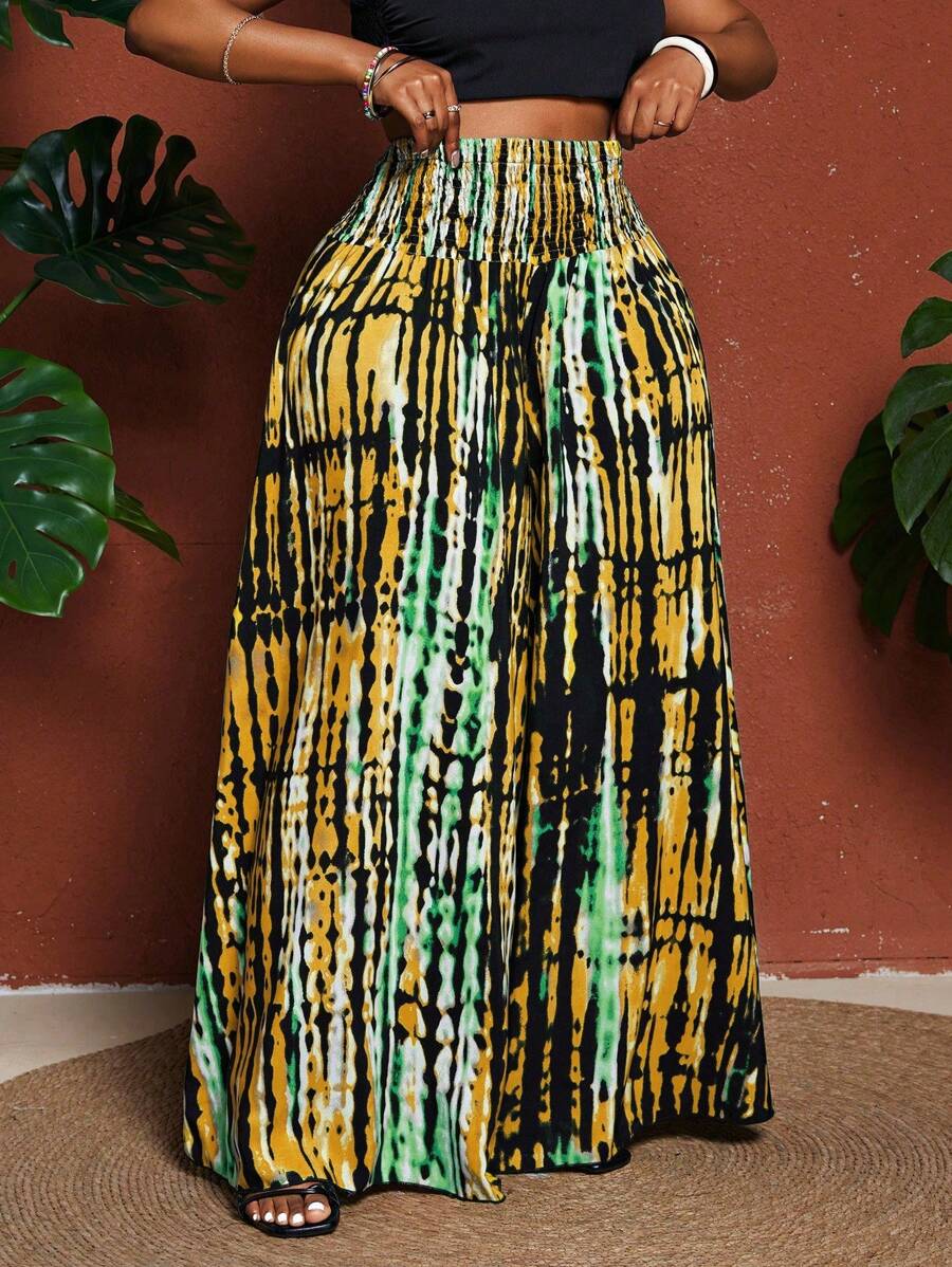 Maweii Quần baggy du lịch rộng rãi cỡ lớn - Màu vàng - Xem 1