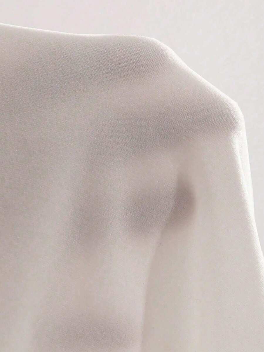 INAWLY Camiseta de manga corta blanca de estilo casual con estampado de frambuesa para mujer, de verano - Blanco - Ver 1