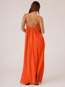 MUSERA Women Plain Color Textured Woven Maxi Cami Dress Vacation Summer Ibiza Wedding Guest Holiday Beach Fall Date Nigh, Birthday, Church Christmas, , Fall, Winter Party