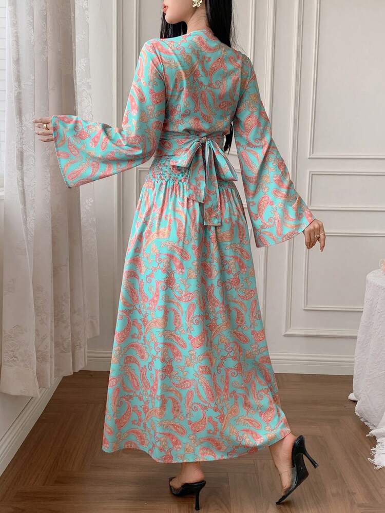 2pcs Summer New Elegant All-Over Print Suit For Women