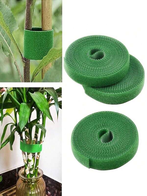 2m/4m/6m Ogrodowa taśma rzepowa, taśma do roślin, taśma do gałęzi drzew mocująca rośliny, artykuły ogrodowe