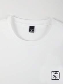 Manfinity Hypemode Men's Casual Solid Color Short Sleeve T-Shirt, Versatile For Summer Plain T Shirts T Shirt For Man T Shirts Packs