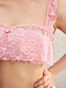 FloralLove Damen Trägerhemd Sexy Dessous BH, einfarbig, modisch, geeignet für den Sommer, Kawaii