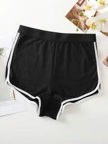 SHEIN 1 pieza Pantis de mujer tipo hipster con borde en contraste