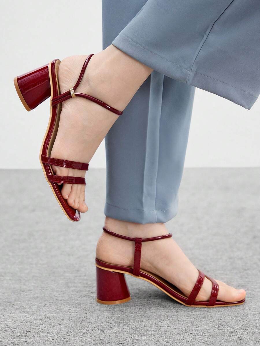 CUCCOO BIZCHIC 女士时尚高跟凉鞋，简约实用，多功能