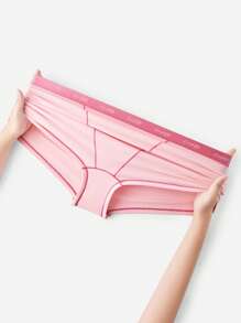 LUVLETTE 女士加大 3 条装舒适透气棉质标志高腰平角内裤 - 彩色设计，基本款平角内裤，可作为内衣或外套，也适合少女、幼儿和儿童 - 彩色 - 查看 12