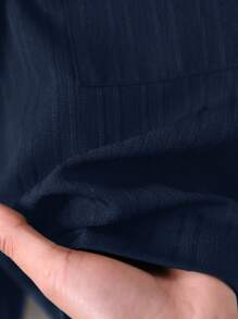 EMERY ROSE 女式纯色松紧腰宽松纹理短裤