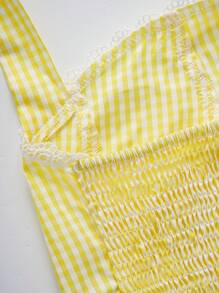 SHEIN Unity Women Two Pieces Outfits For Daily Wear - Yellow - View 8