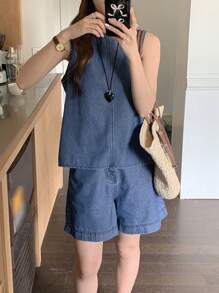 DAZY 女士牛仔两件套服装