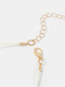 SHEIN ICON 软粘土鸡蛋花和海星贝壳手链 - 彩色 - 查看 8