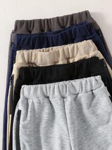 5 Stücke Sporthosen mit Kordelzug für Kleine Jungen, geeignet für Outdoor, Sport, Lässig, 5er-Farbset