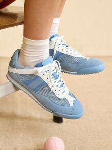 CUCCOO EASI 女士时尚百搭休闲透气运动鞋 - 藍色 - 查看 6