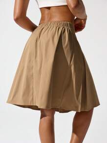 Hanevo Niche Designer Casual Pleated Women Skirt, Versatile Sportwear For Daily Wear