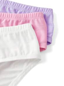 3pc/Set Teen Girls' Pastel Briefs Pack (13-16yrs) - Pink - View 3