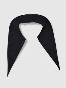 SHEIN Tween Girls Collared Partial Button Front Ruffled Sleeve A-Line Dress - Blue - View 6