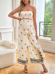 SHEIN Maternity Two Pieces Suits - Multicolor - View 4