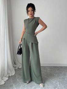 Rafferiza 女士日常两件套服装 - 綠色 - 查看 6