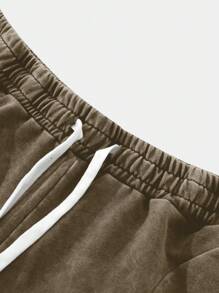 PAVTROS Men's Star Printed Pants, Fashion Suitable For Summer - Brown - View 3