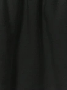 MUSERA 无肩带修身胸部宽松荷叶边无肩带上衣，适合度假、休闲、海滩、波西米亚风、浪漫、伊比沙岛风格，亚麻质感，娃娃衫上衣，适合外出穿着，适合冬季、春季和夏季。 - 黑色 - 查看 6